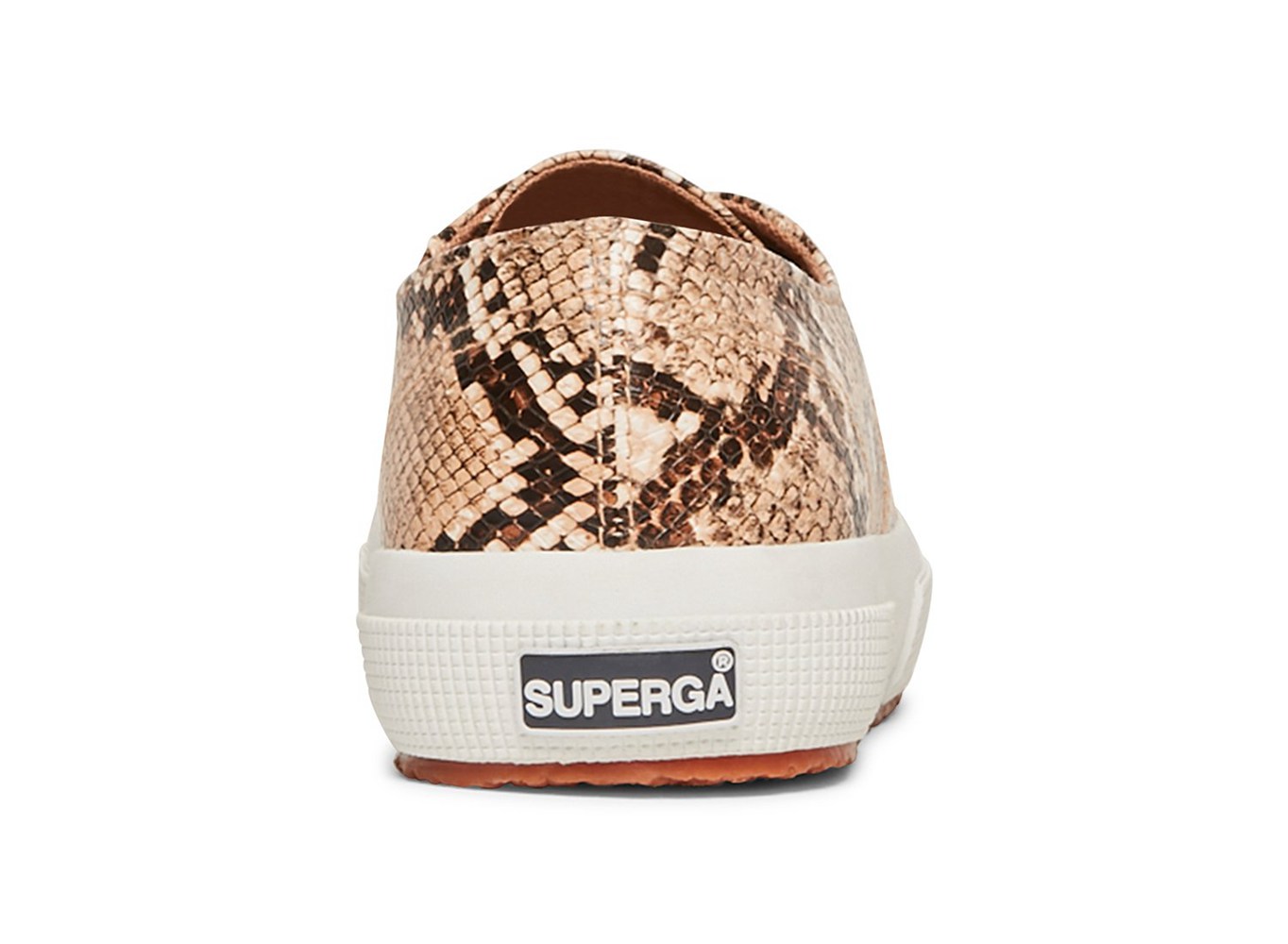 Superga Sneakers Womens - 2750 Snakepufanw - Brown/Snake - JSYZW2974